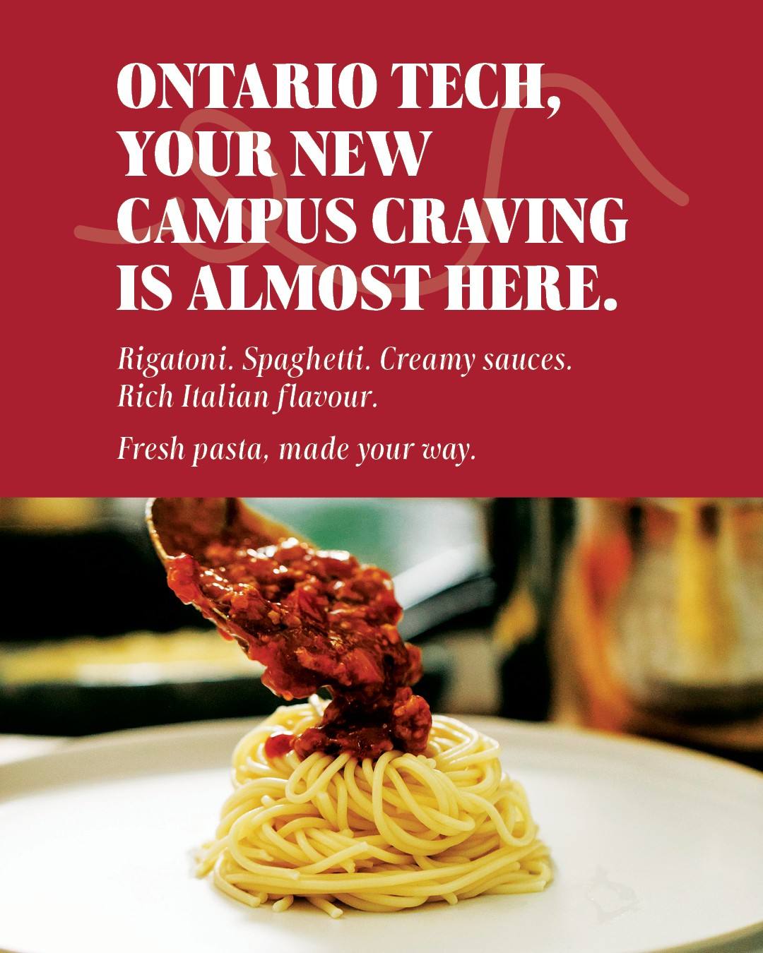Poster: Ontario Tech, your new campus craving is almost here